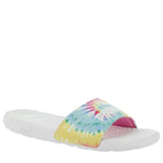 PUMA Cool Cat Tie Dye 2 Slide Sandal Women's Sandal 9 B(M) US White-Pink-Light Yellow