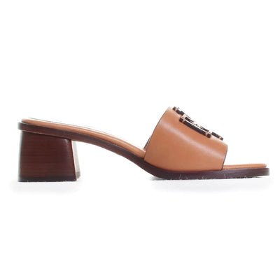 Tory Burch INES Heeled Sandal 55 mm Elba Camello 9 M