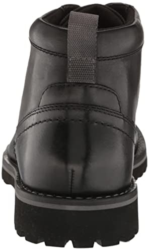 Rockport Men's Mitchell Moc Boot Ankle, Black, 11