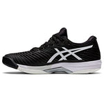 ASICS Women's Solution Speed FlyteFoam 2 Tennis Shoes, 10.5, Black/White