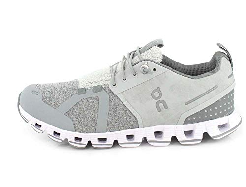 On Women's Cloud Terry Sneakers, Silver, 5.5 M US