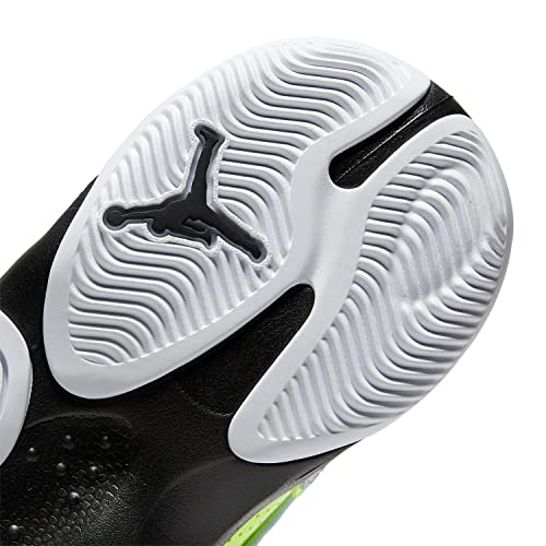 Jordan Girl's Max Aura 4 (Big Kid) Platinum Tint/Black/Volt/Blue Tint 7 Big Kid M