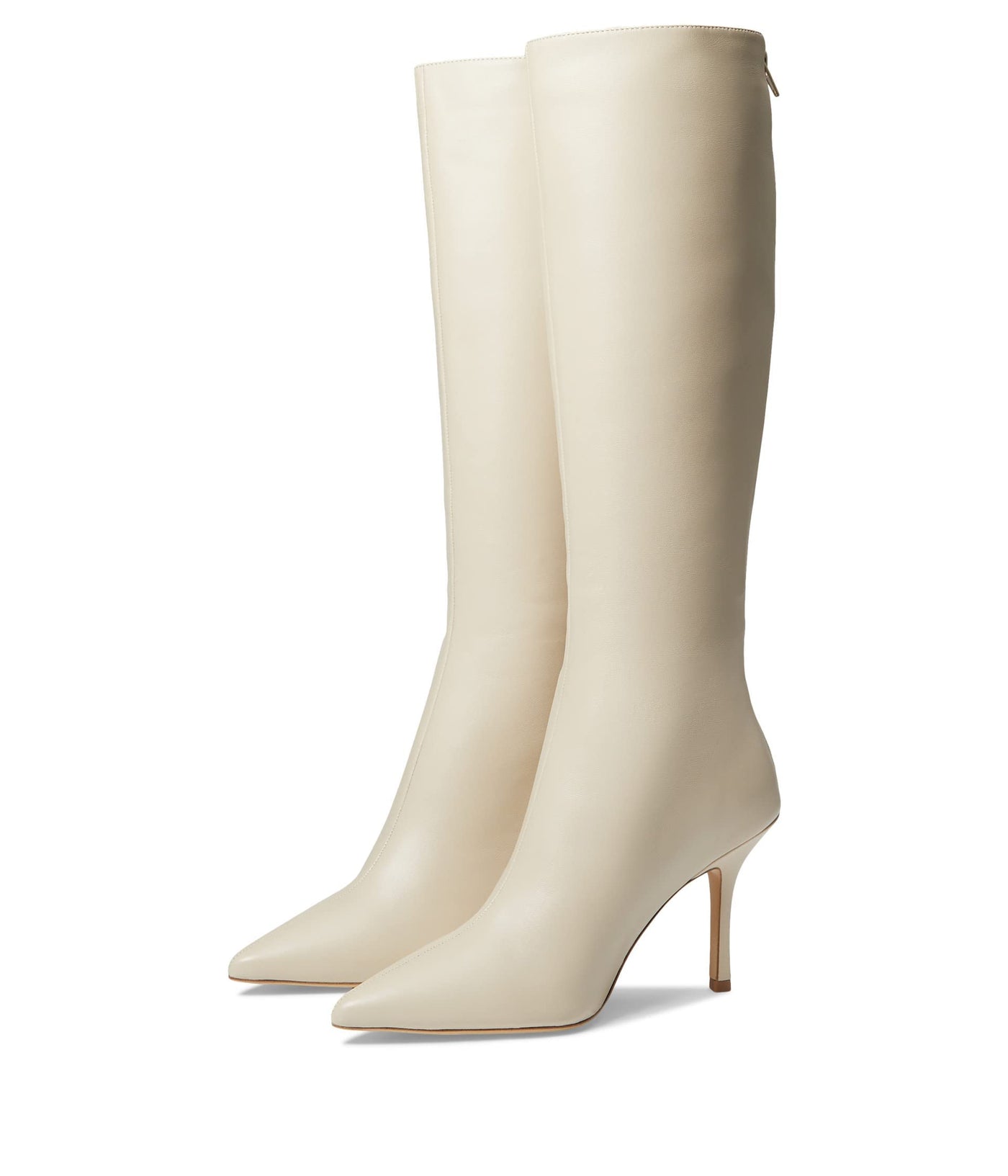 Tony Bianco Women's Kortez Vanilla Nappa Knee-High Pointy Stiletto Leather Boot, Size 5