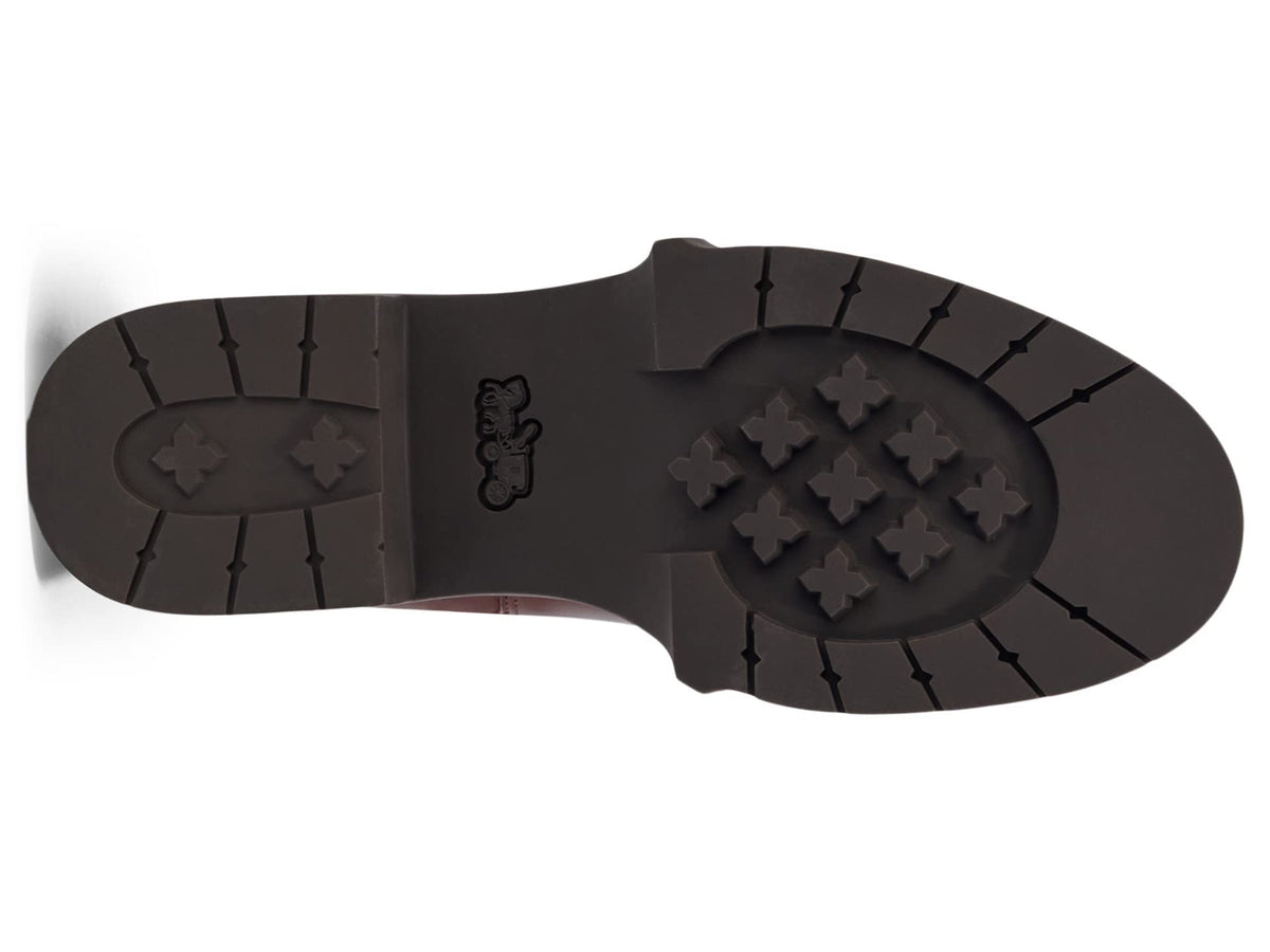 Coach Lilli Leather Boot Walnut 6.5 B (M)