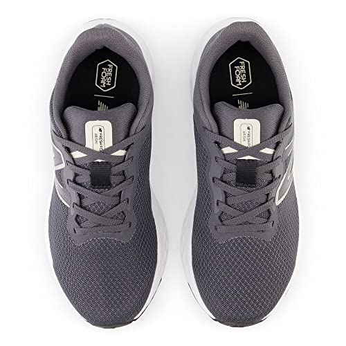 New Balance Women's Fresh Foam Arishi V4 Running Shoe, Magnet/Team Cream/Light Gold Metallic, 5