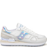 Saucony® Originals Shadow Original Summer Shoes for Women – Rubber Tread Pattern – TPU Heel – Lace-up Closure White/Iridescent 5.5 B - Medium