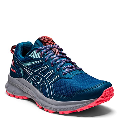 ASICS Women's Trail Scout 2 Running Shoes, 5, DEEP SEA Teal/Piedmont Grey