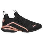 PUMA Womens Axelion Running Shoe, Puma Black-Rose Gold, 7.5 Wide
