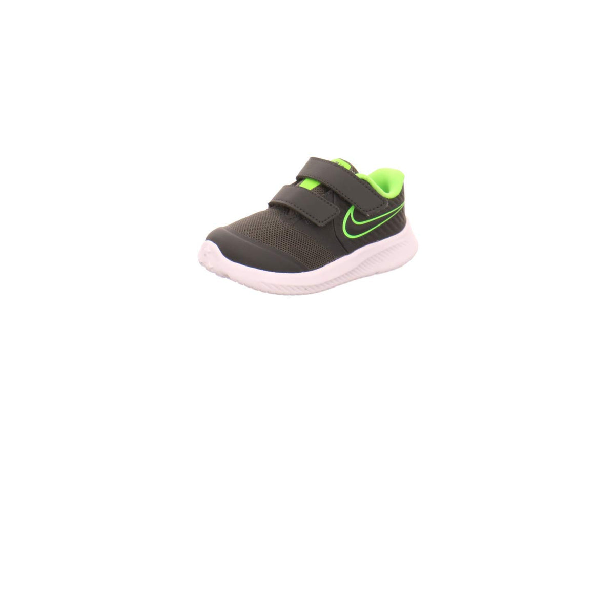 Nike Baby Boys Star Runner 2 (TDV) Sneaker, Anthracite/Electric Green-White, 9 Infant