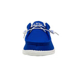 Hey Dude Men's Wally Sox Go Blue Size 12 | Men’s Shoes | Men's Lace Up Loafers | Comfortable & Light-Weight