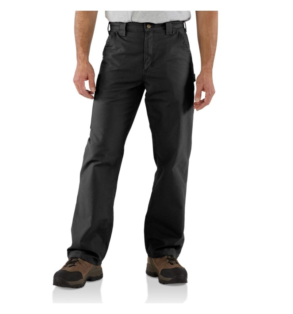 Carhartt Men's Loose Fit Canvas Utility Work Pant, Black, 30W x 32L