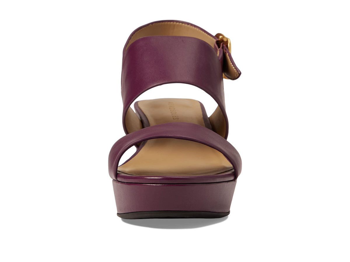 Aerosoles Camera Purple Leather 9 B (M)