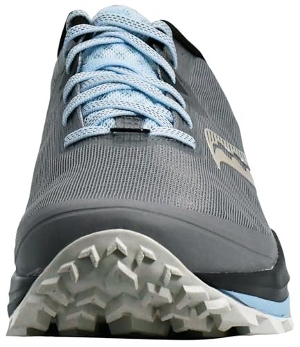 Saucony womens Peregrine 11 Trail Running Shoe, Zinc/Sky/Loom, 6.5 US