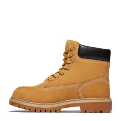 Timberland PRO Women's Direct Attach 6 Inch Steel Safety Toe Insulated Waterproof Industrial Work Boot, Wheat, 8.5 Wide