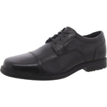 Rockport Taylor Waterproof Cap Toe - Shoes for Men - Leather Upper - Synthetic Outsole - Shock Absorbing Heel Black 10 M (D)