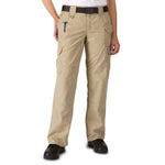 5.11 Tactical Women's Taclite Pro Ripstop Pants, Gussetted Construction, 8 Pockets, TDU Khaki, Women's Size 18 Long
