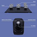 Racing Steering Wheel Gaming Racing Wheel, Used - Like New PXN Driving Wheel Volante PC 270/900 Degree Vibration and Shifter with Pedals for PC,PS3,PS4(V9-2)