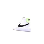 Nike Blazer Mid 77 GS White/Black-Barely Volt Size 6.5