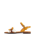 PIKOLINOS Flat Sandals Leather Algar for Woman Honey