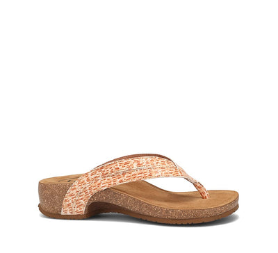 Taos Footwear Women's Link Terracotta Multi Sandal 8-8.5 M US