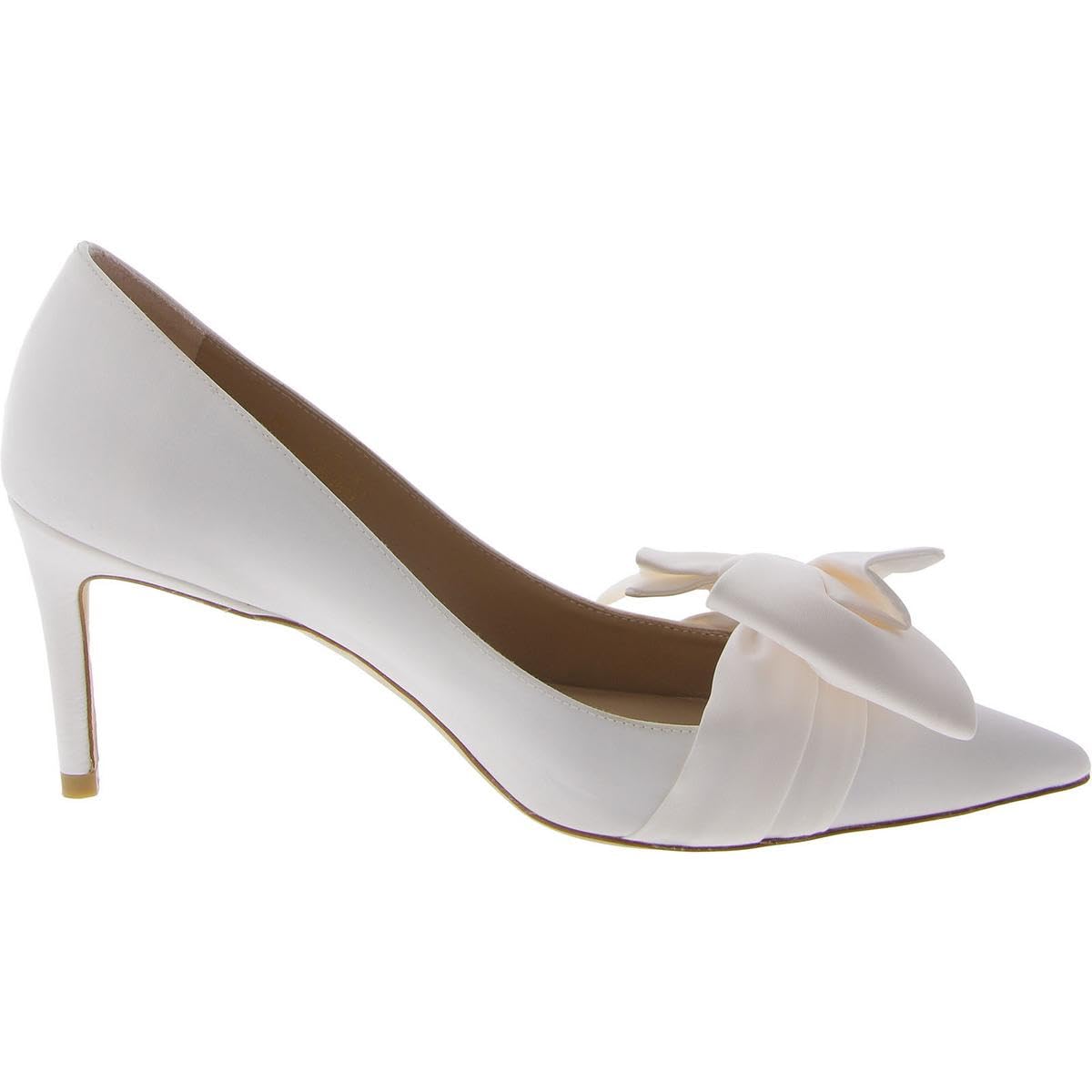 Stuart Weitzman Stuart Loveknot 75 Pump Ivory 9 B