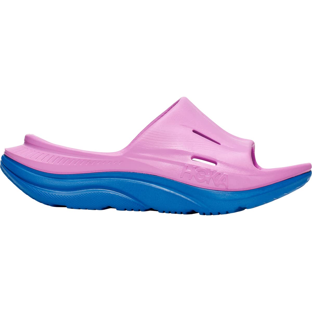 Hoka Ora Recovery Slide 3 Sandals Trekking Sandals, Cyclamen Coastal Sky, 9 US
