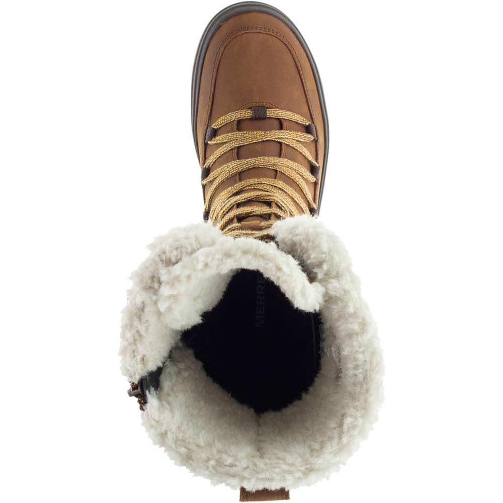 Merrell Haven Tall Lace Polar Waterproof Oak 10.5 M