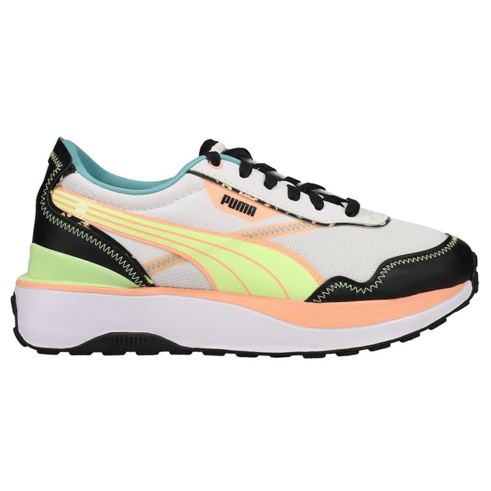 PUMA Cruise Rider Rave Puma White/Fizzy Melon 7 B (M)