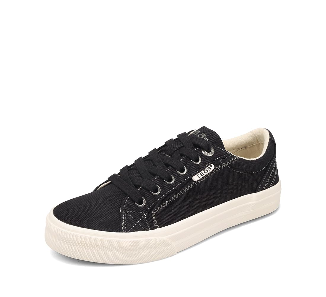 Taos Plim Soul Women's Sneaker-Stylish Platform Sneaker with Curves & Pods Removable Footbed, Arch Support, Classic Design for Everyday Fashion, All Day Comfort 9 Wide Black