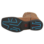 ROPER Womens Monterey Embroidered Square Toe Casual Boots Mid Calf Low Heel 1-2" - Brown 8 Tan 3