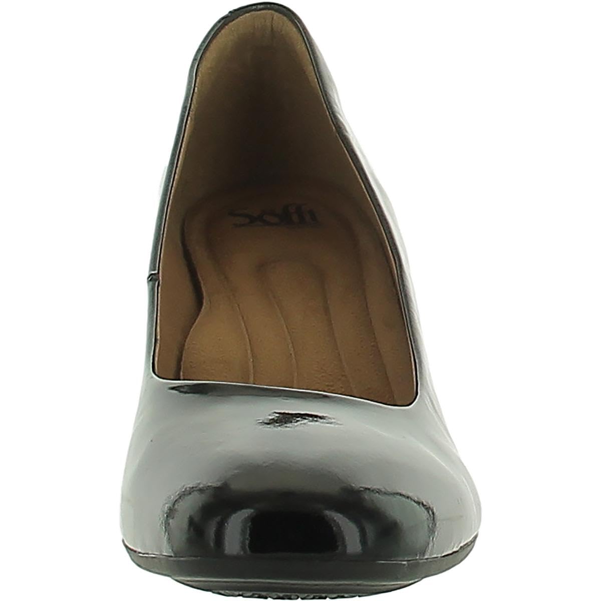 Sofft Lana Heeled Sandals for Women – Leather Lining and Upper – Microfiber Footbed – Closed Toe Style 6.5 Black 1