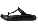 Stuart Weitzman Stuflex T-Strap Slide Black 10 B