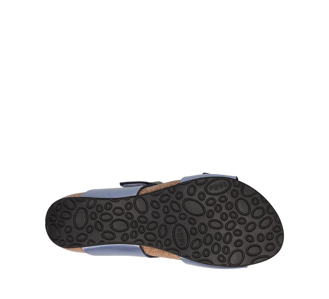 Taos Women's My Dear Sandal 6-6.5 Blue Metallic Taostech