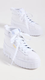 PUMA Women's Mayze Mid Sneakers 10.5 Puma White