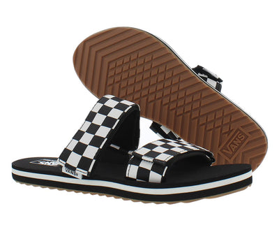 Vans Cayucas Slide (Checkerboard) Black/Marshmallow 10 B (M)