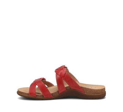 Taos Footwear Women's Braidie Sandal True Red 9 (M) US