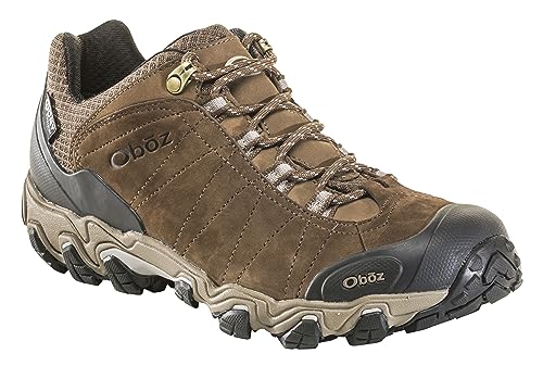 Oboz Men's Bridger Low B-Dry Waterproof Hiking Shoe, Canteen Brown, 10