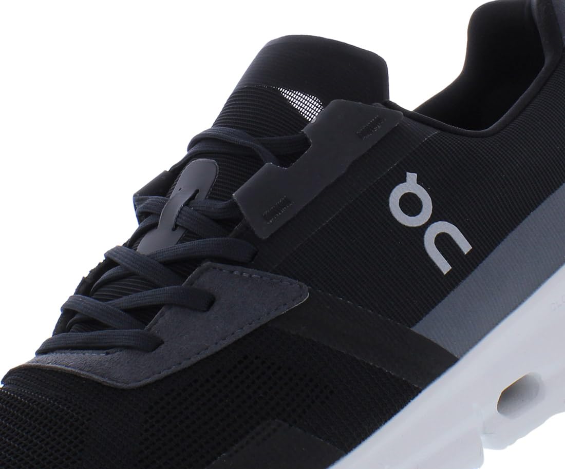 On Men's Cloudrift Sneakers, Black/White, 11.5 Medium US