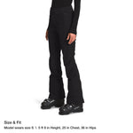 THE NORTH FACE Apex Sth Softshell Womens Snowboard Pants TNF Black Sz S (Long)