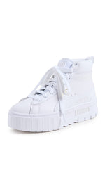 PUMA Women's Mayze Mid Sneakers 10.5 Puma White