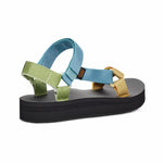 Teva Women's Midform Universal Sandal, Metallic Blue Multi, 5