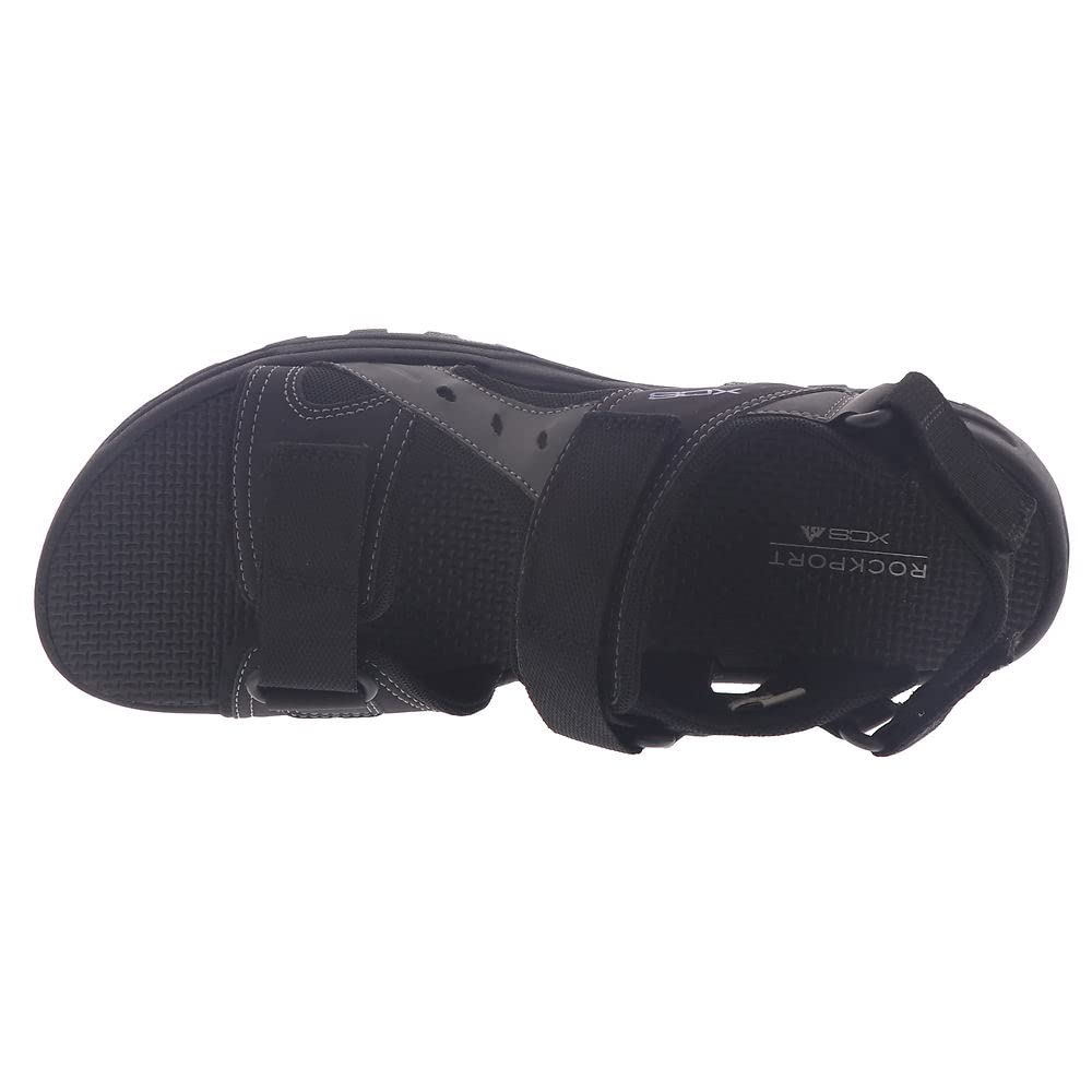 Rockport Men's Trail Technique Adjustable Sandal 2, Black Multi, 7