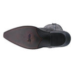 Laredo Mens Garrett Distressed Snip Toe Casual Boots Mid Calf - Black - Size 9.5 2E