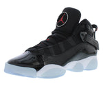Jordan Boy's 6 Rings (Big Kid) Black/Gym Red/White 5.5 Big Kid M