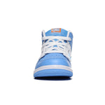 Jordan Baby Boy's 1 Mid SS (Infant/Toddler) White/University Blue/Starfish 7 Toddler M