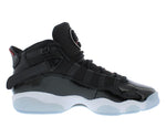 Jordan Boy's 6 Rings (Big Kid) Black/Gym Red/White 5.5 Big Kid M