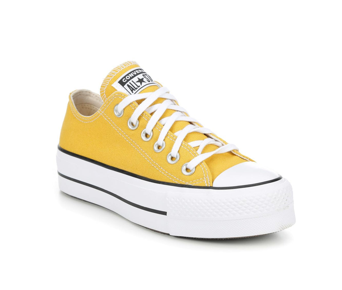 Converse Women's Retro Style, Thriftshop Yellow Black White, 8.5 AU