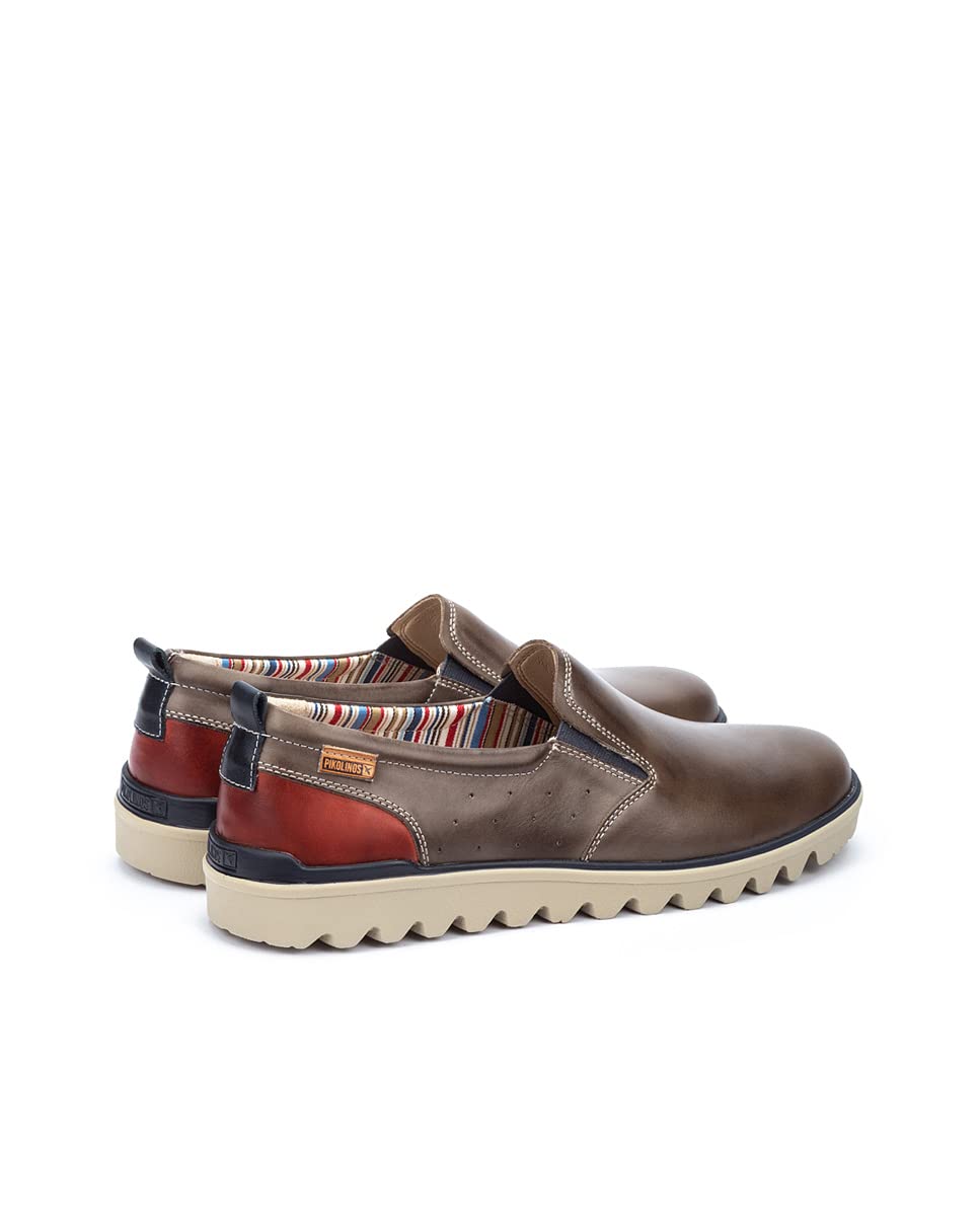 PIKOLINOS Loafers Leather Tabernas for Man Dark Grey