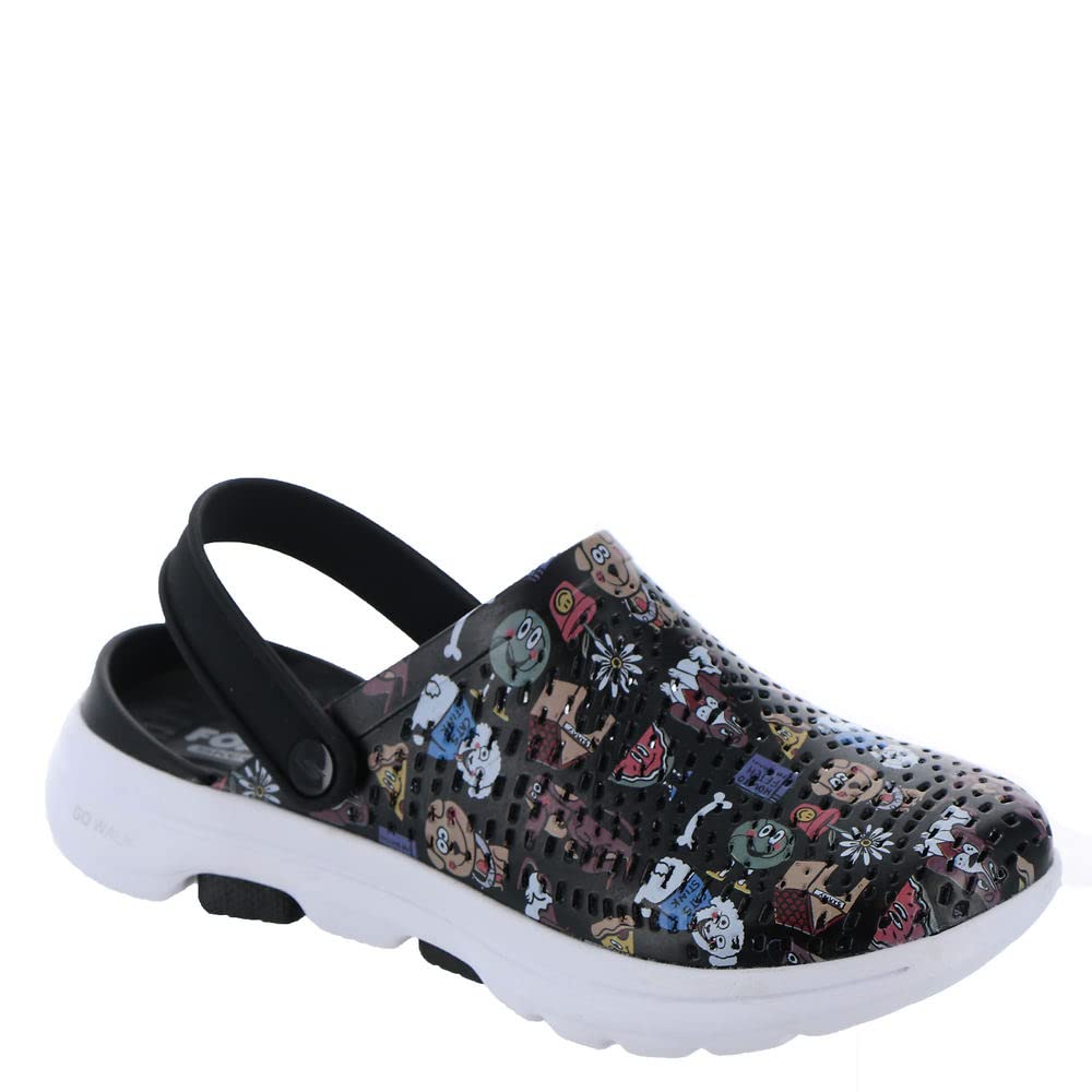Skechers Foamies Go Walk 5Pup Life Womens Slip On 10 BM US Black