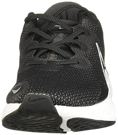 MEN'S NIKE RENEW RUN RUNNING SHOES, Black/Metallic Silver/White, 14